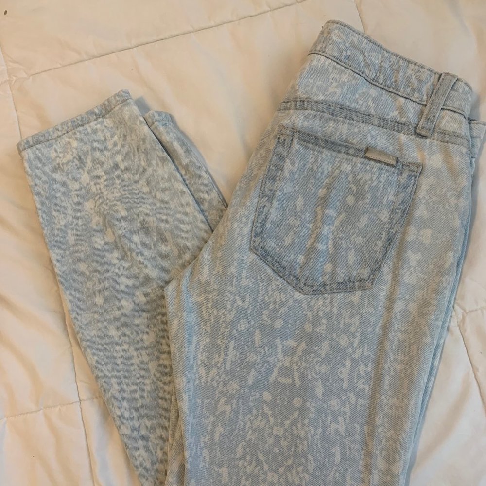 Joe's Jeans Blue and White skinny jeans